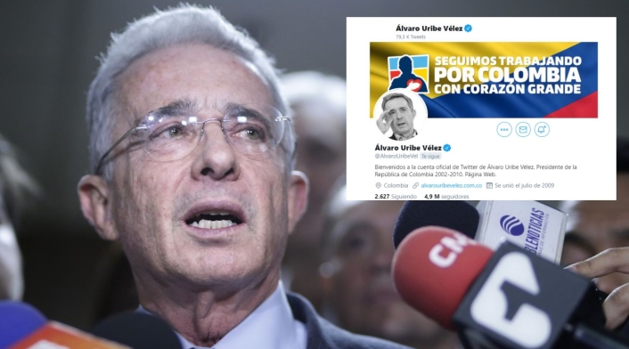 Twitter de Álvaro Uribe Vélez