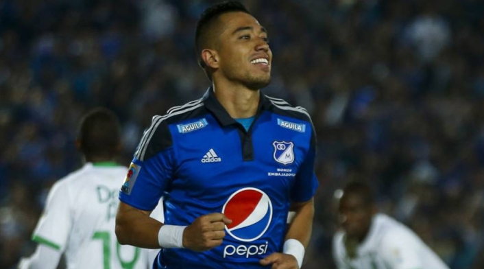 Fernando Uribe, delantero de Millonarios