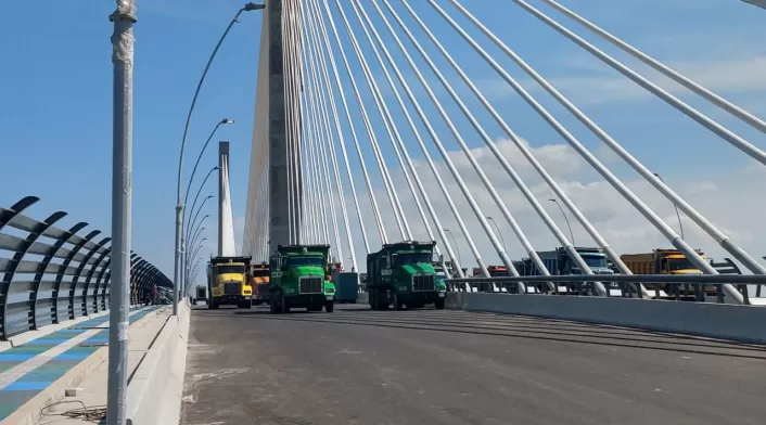 Pruebas Puente Pumarejo Obras puente Pumarejo