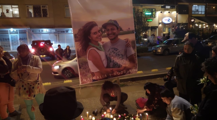 Homenaje a pareja asesinada en Magdalena Homenaje a pareja asesinada en Magdalena