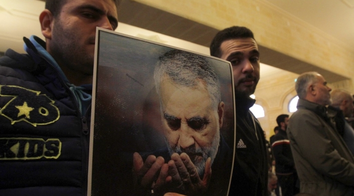 Qasem Soleimani en un retrato