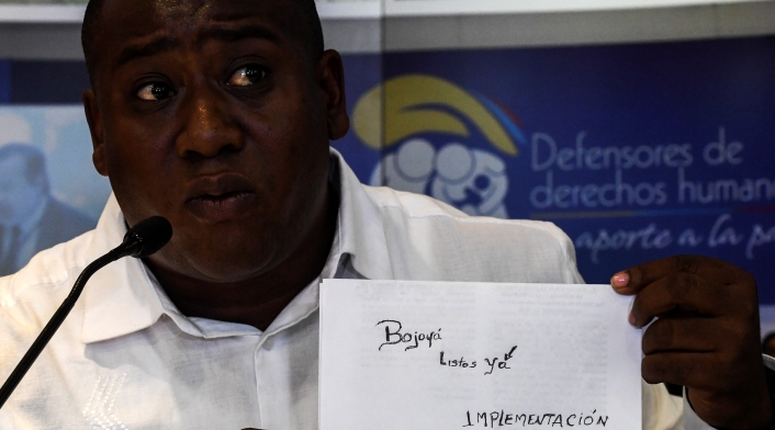 Leyner Palacios, líder social y sobreviviente de Bojayá.