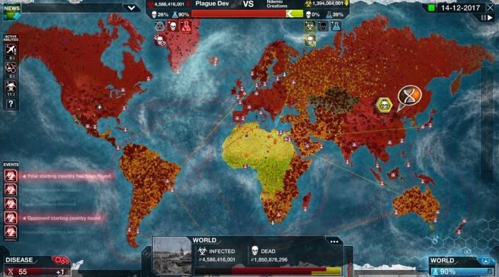 'Plague inc' simula la propagación de un virus