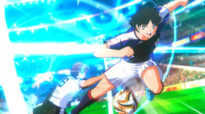 Oliver Atom juega con la selección de Japón en los Súper Campeones