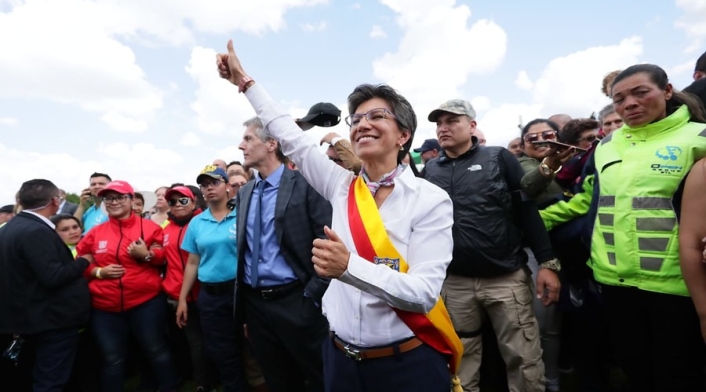 Claudia López se posesiona como nueva alcaldesa de Bogotá Claudia López se posesiona como nueva alcaldesa de Bogotá