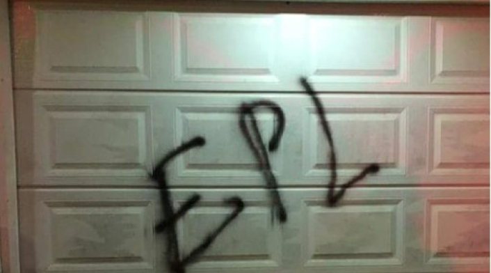 Vivienda del ex alcalde de Ábrego atacada en las ultimas horas