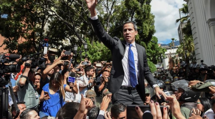 Juan Guaidó Juan Guaidó ingresa al parlamento venezolano