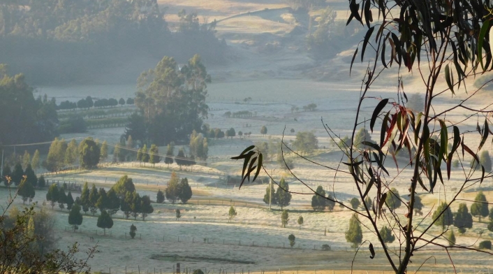 Heladas en Cundinamarca.