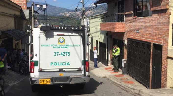 Racha violenta en Medellín.