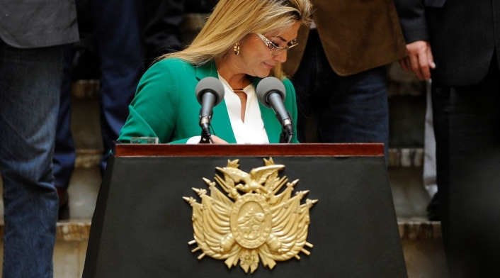 Jeanine Áñez, presidenta interina de Bolivia Jeanine Áñez, presidenta interina de Bolivia