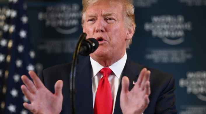 Donald Trump en Foro Económico Mundial en Davos
