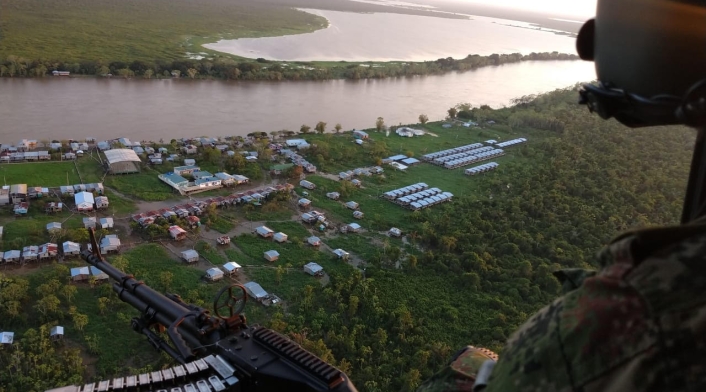 Referencia sobrevuelo en Chocó.