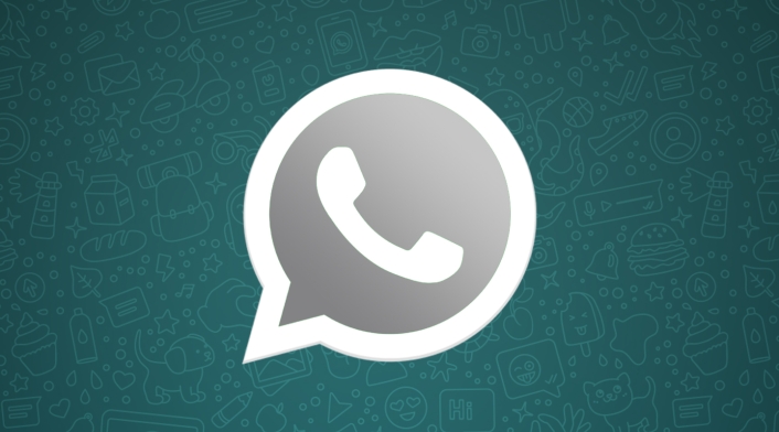 Logo oscuro de WhatsApp Logo de WhatsApp en tono oscuro