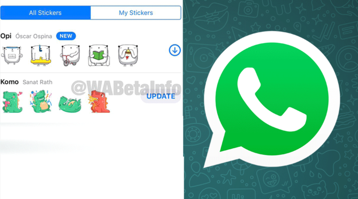 Stickers animados llegan a WhatsApp Stickers animados en WhatsApp
