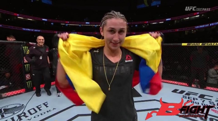 Colombiana Sabina Mazo en UFC