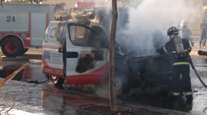Incendio Ambulancia