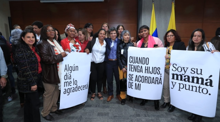 Madres gestoras de paz y de convivencia.
