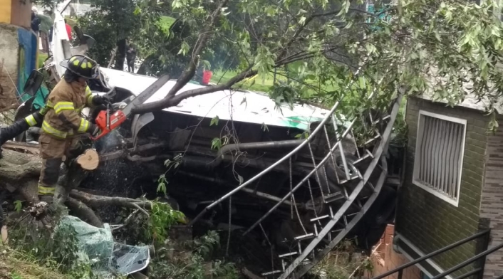 Accidente Ruta escolar en San Cristobal