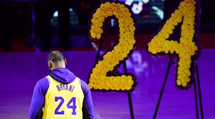 Lebron James - homenaje a Kobe Bryant