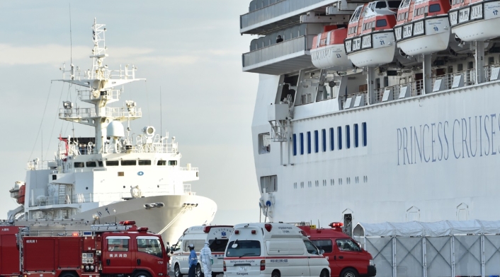 Crucero en cuarentena por coronavirus Crucero en cuarentena por coronavirus