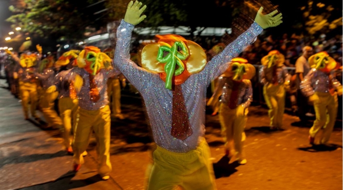 Noche de Guacherna, antes del Carnaval de Barranquilla.