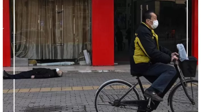 Hombre muerto en Wuhan Hombre muerto en Wuhan