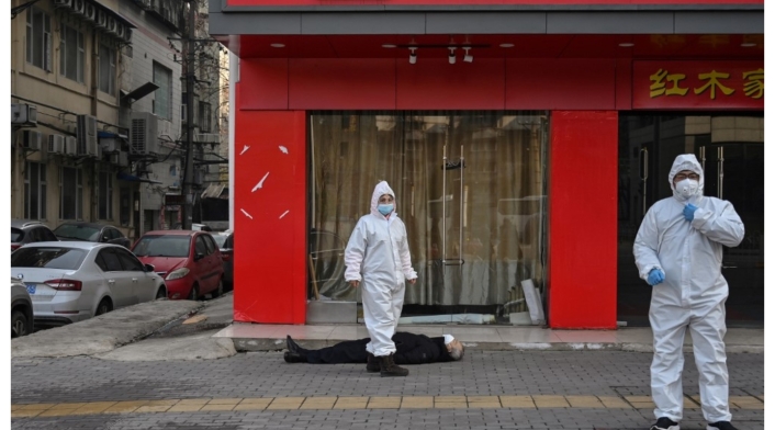 Hombre muerto en Wuhan