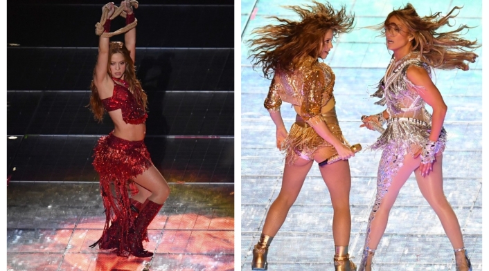 Shakira y JLo en Super Bowl