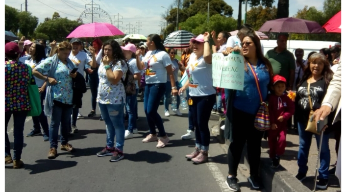 Protestas en ICBF Protestas en ICBF