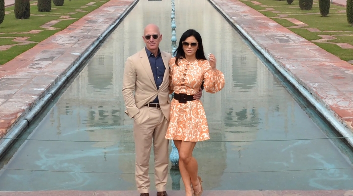 Jeff Bezos y Lauren Sánchez