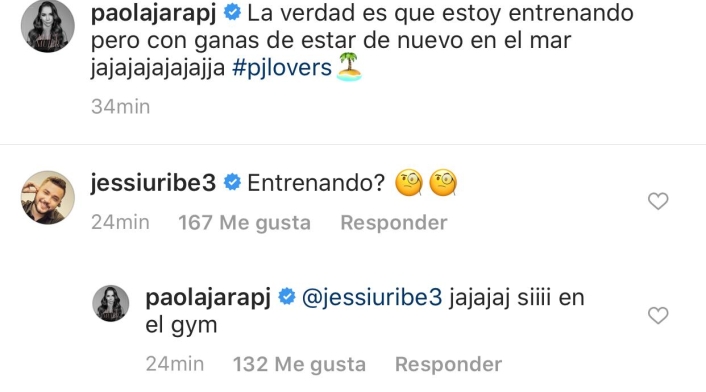 Captura Instagram - Paola Jara y Jessi Uribe