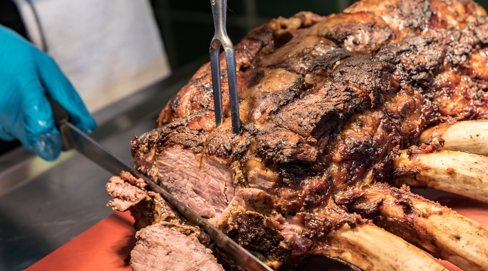 Carne a la parrilla