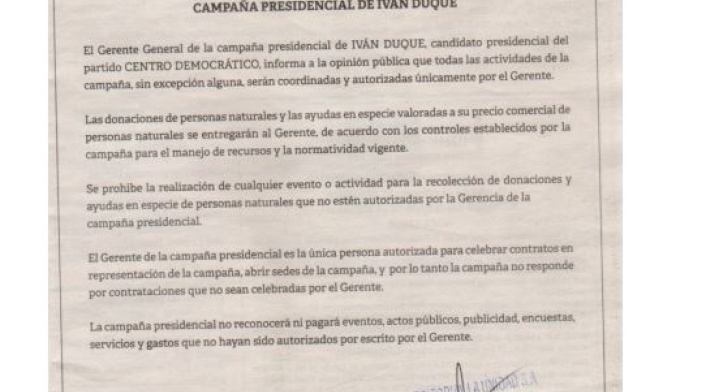 Campaña Duque Presidente