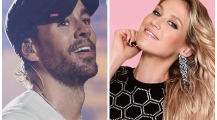 Enrique Iglesias y Anna Kournikova