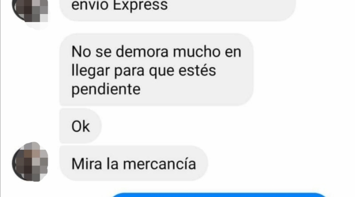 Pantallazo de conversación