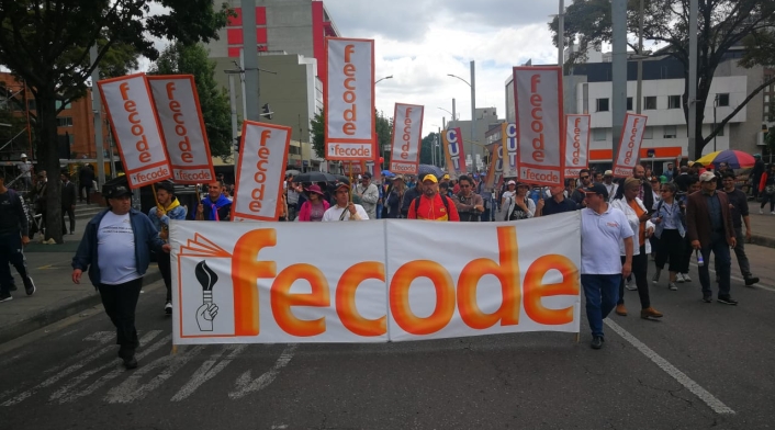 Manifestaciones de Fecode