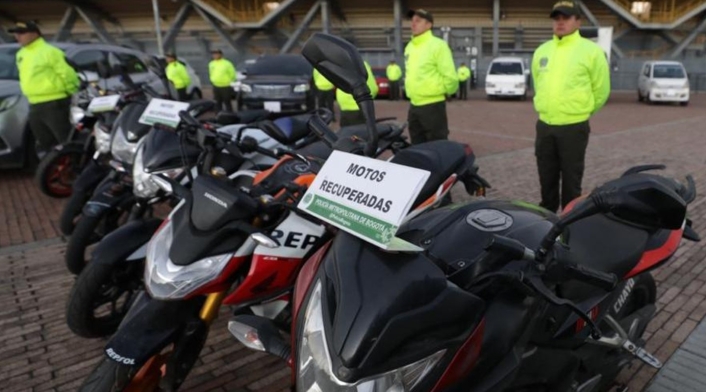 Motos robadas