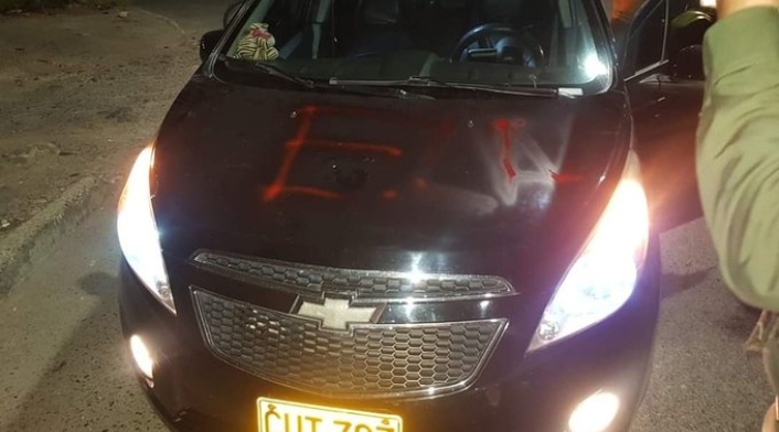 Vehículo marcado por el Eln en Cúcuta