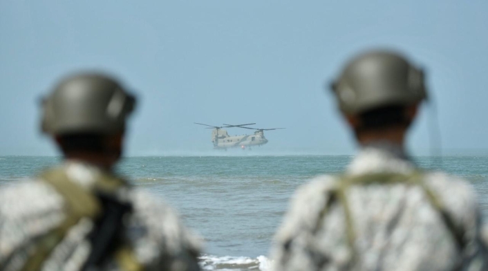 Las actividades se vienen adelantando cerca al Batallón militar ubicado en Manzanillo del Mar.