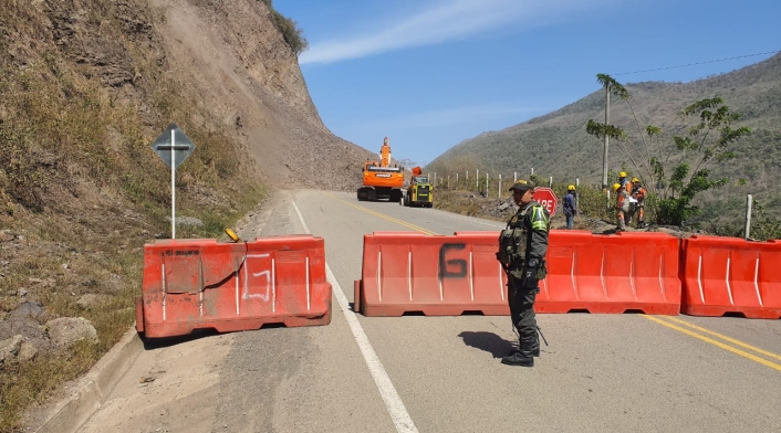 Cierre vía Medellín-Urabá.