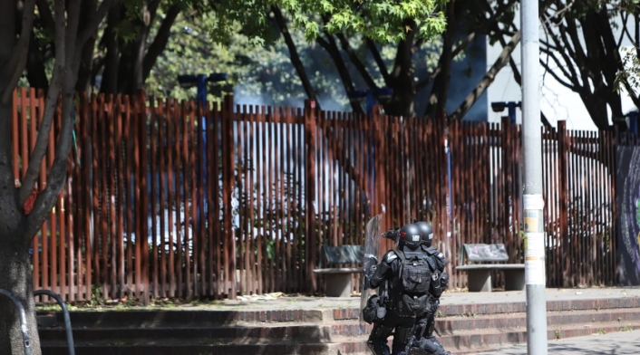 Disturbios en la Universidad Pedagógica - Febrero 13