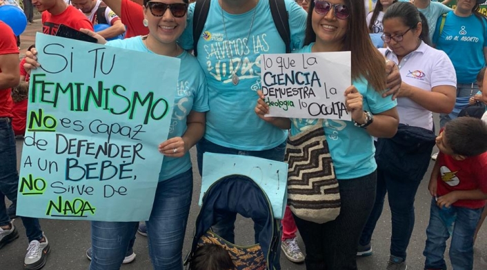 Marcha en contra del aborto