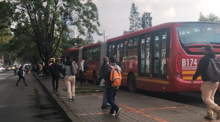 Transmilenio cerrado