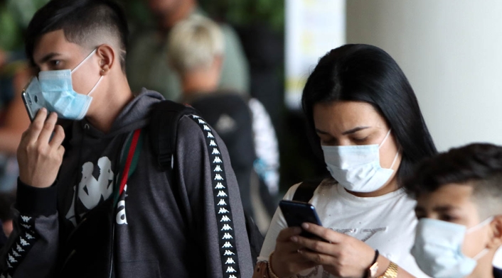 Algunos viajeros internacionales desacataron la orden de aislamiento por la pandemia del coronavirus, anunció el presidente Iván Duque. Coronavirus en Colombia / Emergencia Sanitaria / Coronavirus / Tapabocas