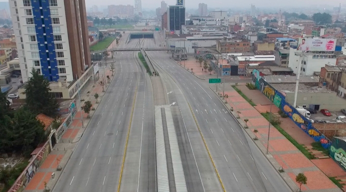 Así se vive el aislamiento voluntario en Bogotá. Así se vive el aislamiento voluntario en Bogotá.