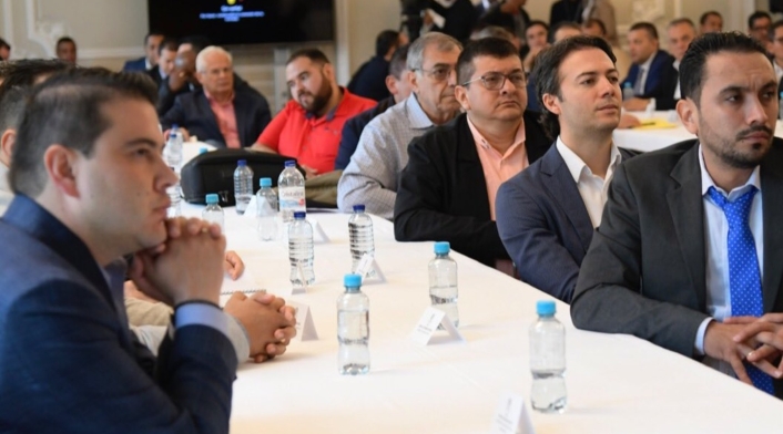 Alcalde de Popayán junto a otros mandatarios
