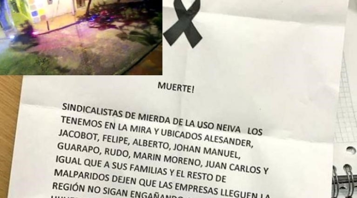 Amenazas USO Huila