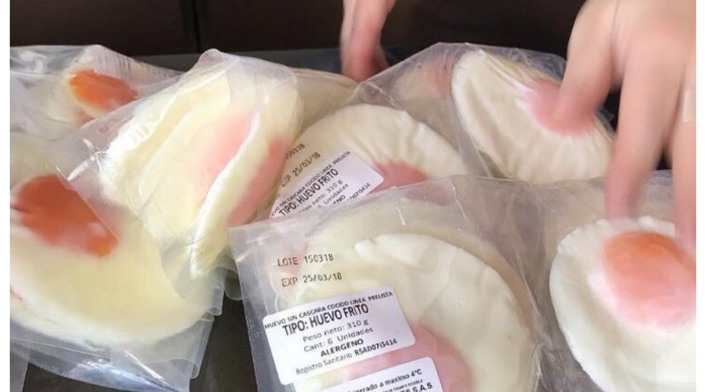 Huevos empacados