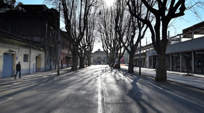 Así lucen las calles de Roma, Italia