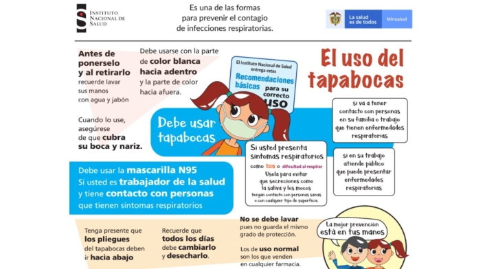 Recomendaciones frente al coronavirus en Colombia